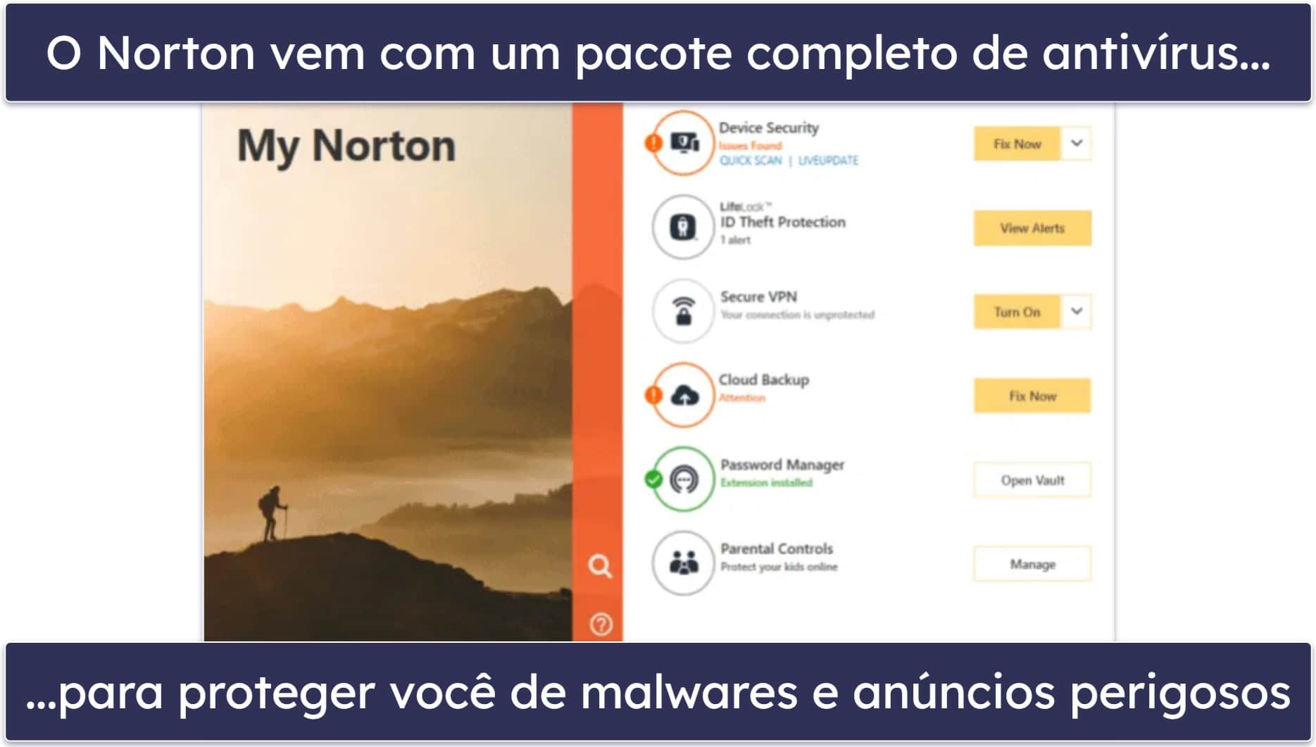 9. Norton: bom bloqueador de anúncios para iOS