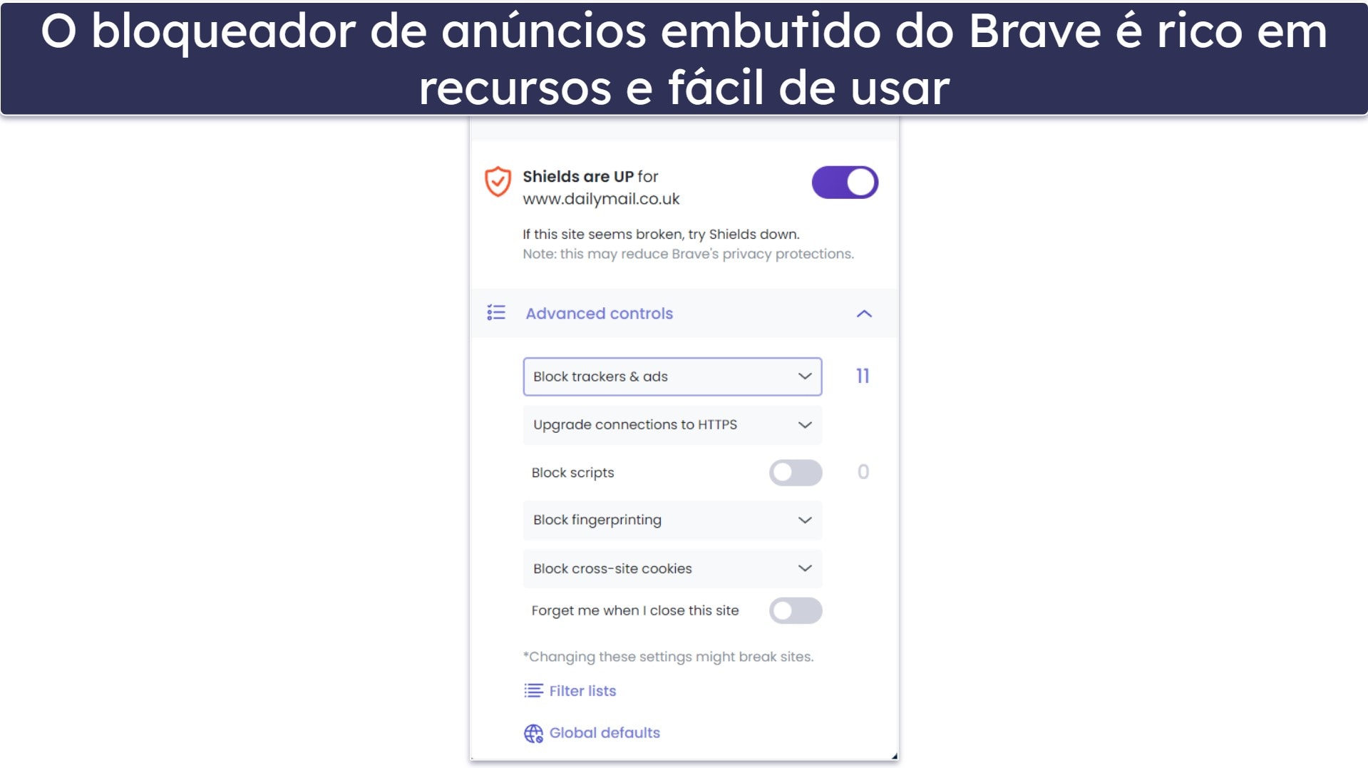 7. Brave Browser: o melhor navegador para bloquear anúncios