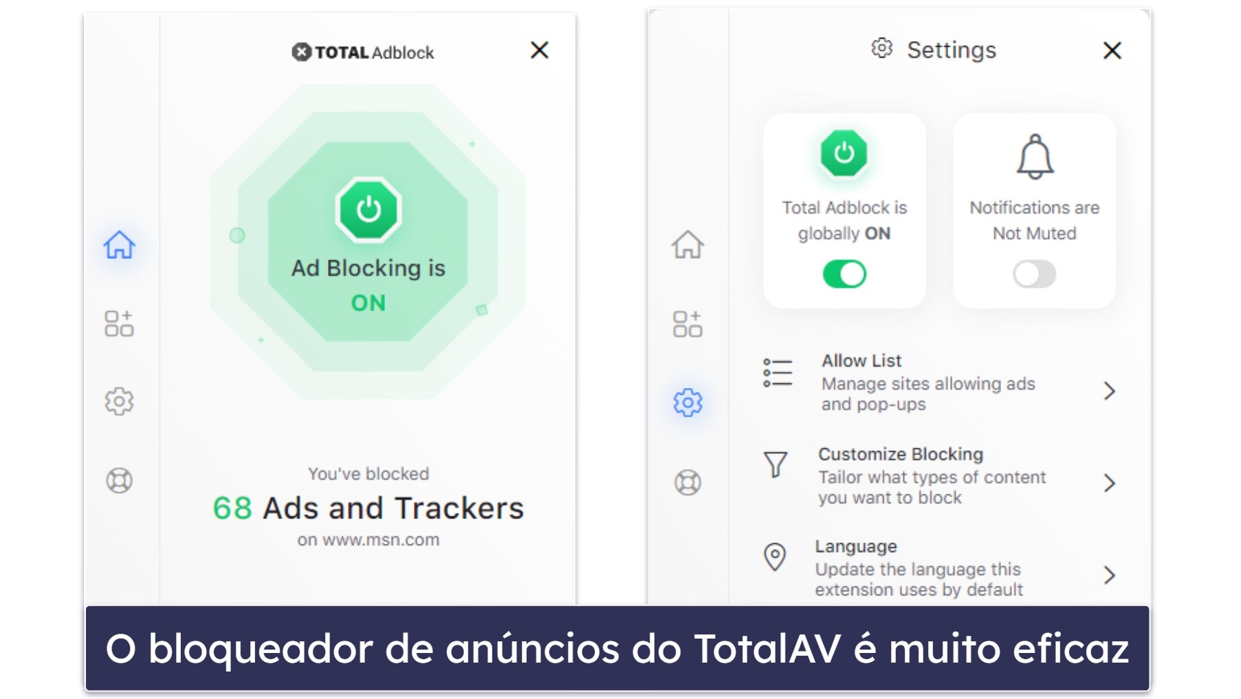 4. TotalAV: antivírus confiável com um eficiente bloqueador de anúncios