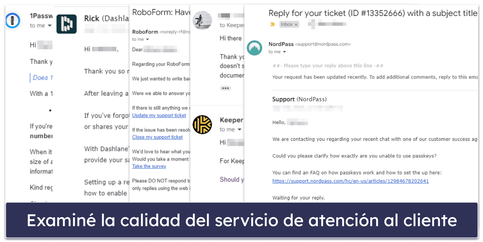 Metodología de prueba: comparación y criterios de clasificación