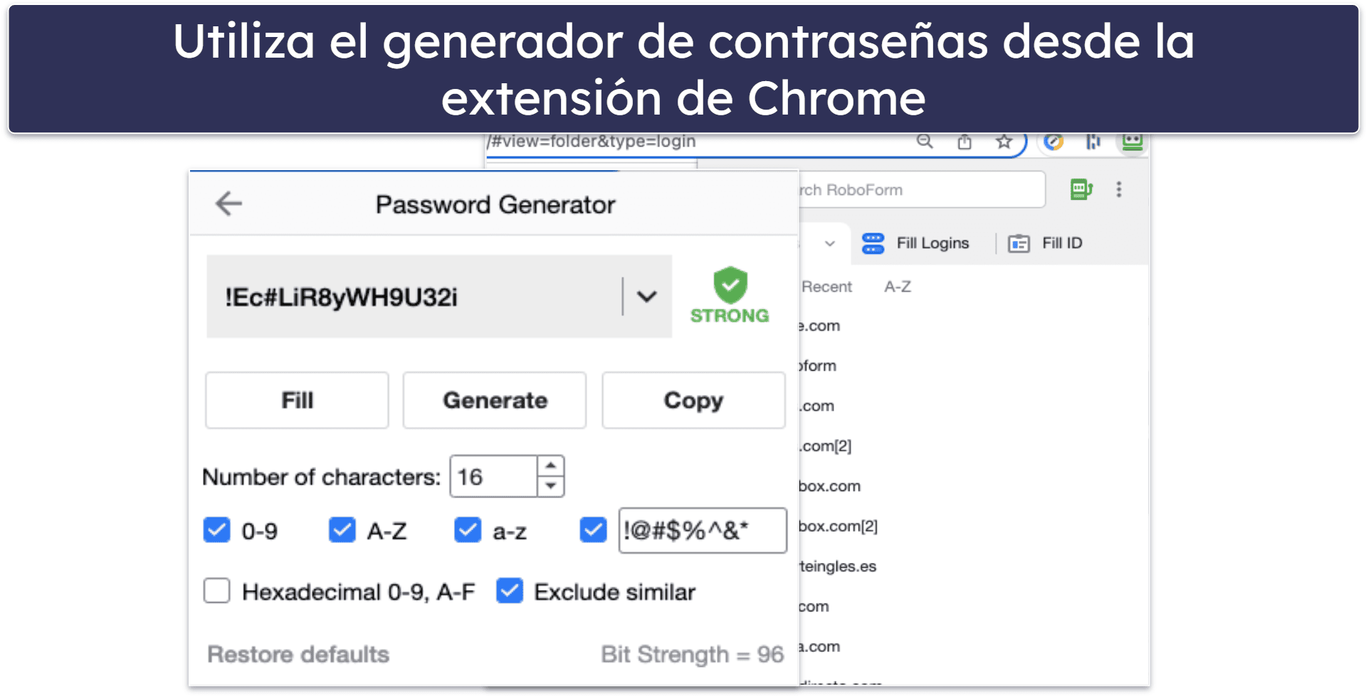 🥉3. RoboForm: excelente capacidad de autocompletar formularios