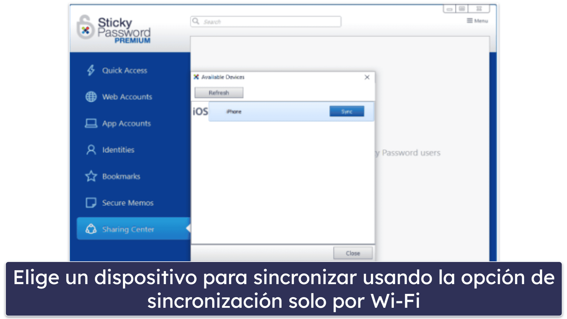 9. Sticky Password: opciones seguras de sincronización de datos