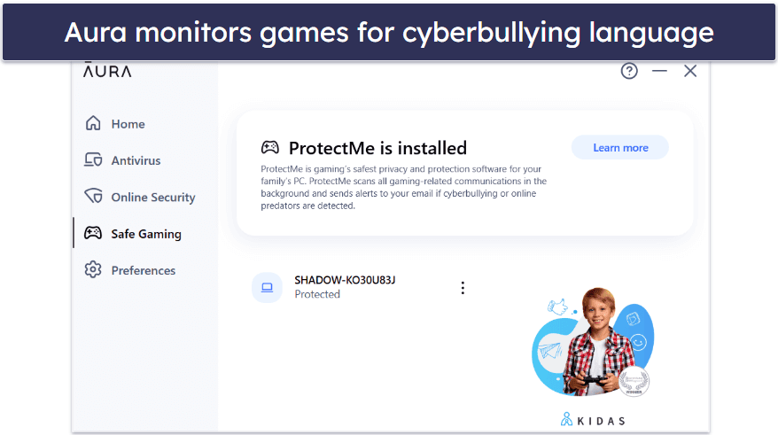 9. Aura — Good for Keeping Your Kids Safe While Gaming (US Only)