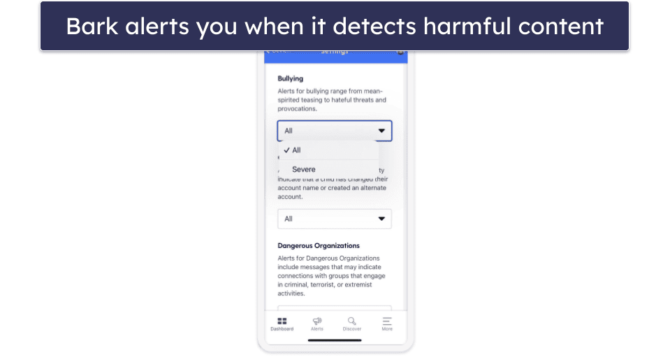 🥉 3. Bark — Good Web &amp; Social Media App Monitoring on iOS