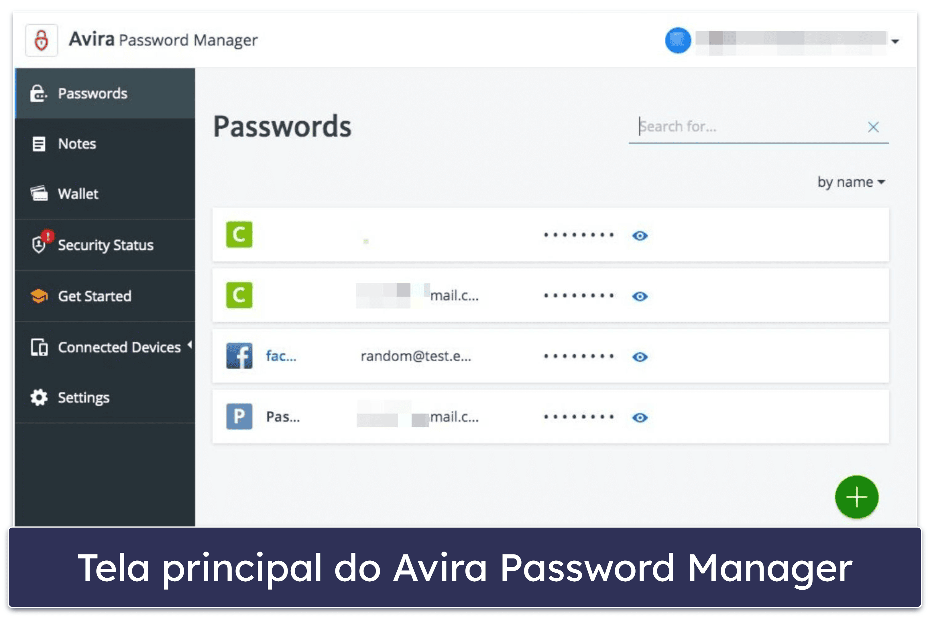 9. Avira Password Manager — app intuitivo para Windows + bom plano grátis