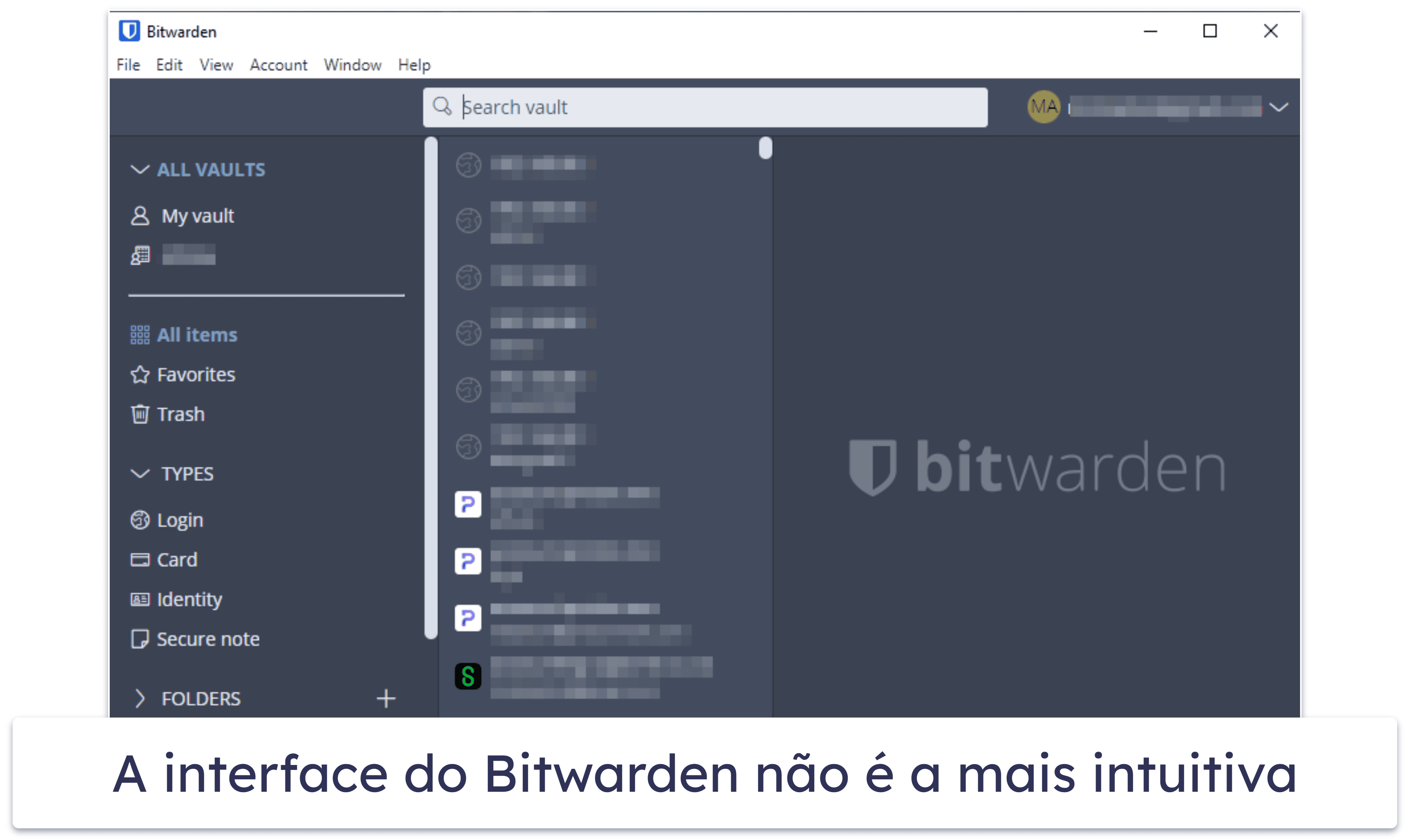 10. Bitwarden — gerenciamento de senhas de código aberto