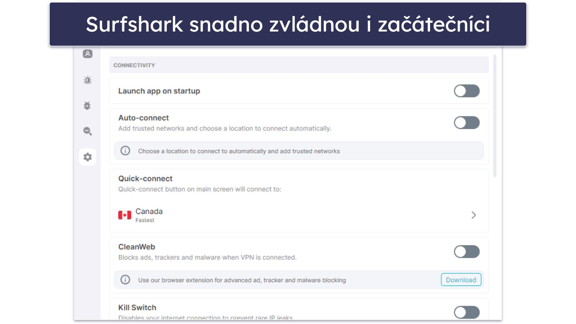 4. Surfshark – 7denní zkušební verze VPN zdarma v mobilních aplikacích pro začátečníky