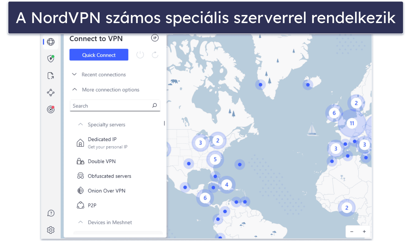 5. NordVPN – 7 napos próbaidőszak Androidon kiváló extrákkal