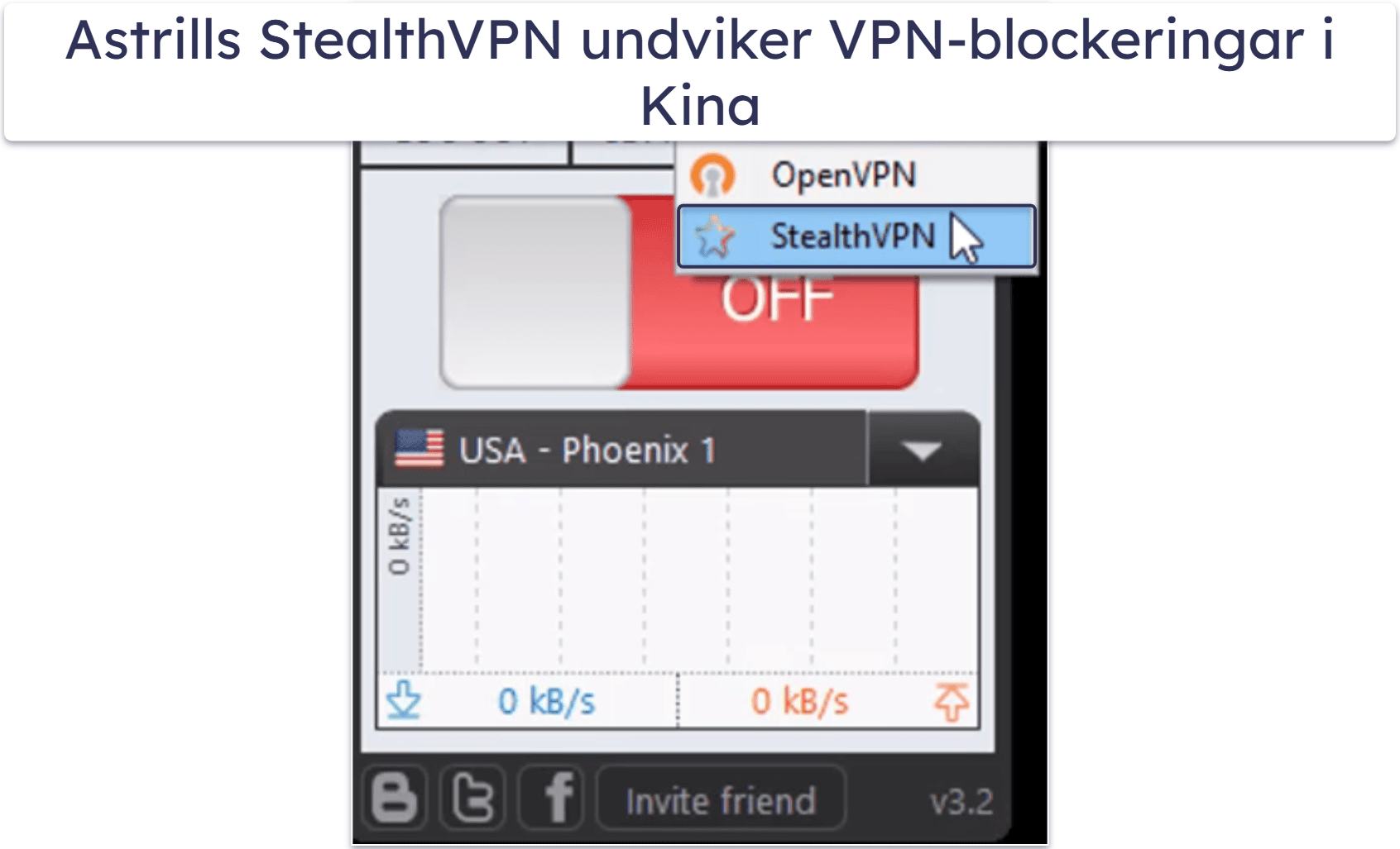 4. Astrill VPN — Stealth VPN och smart läge för Kinas brandvägg