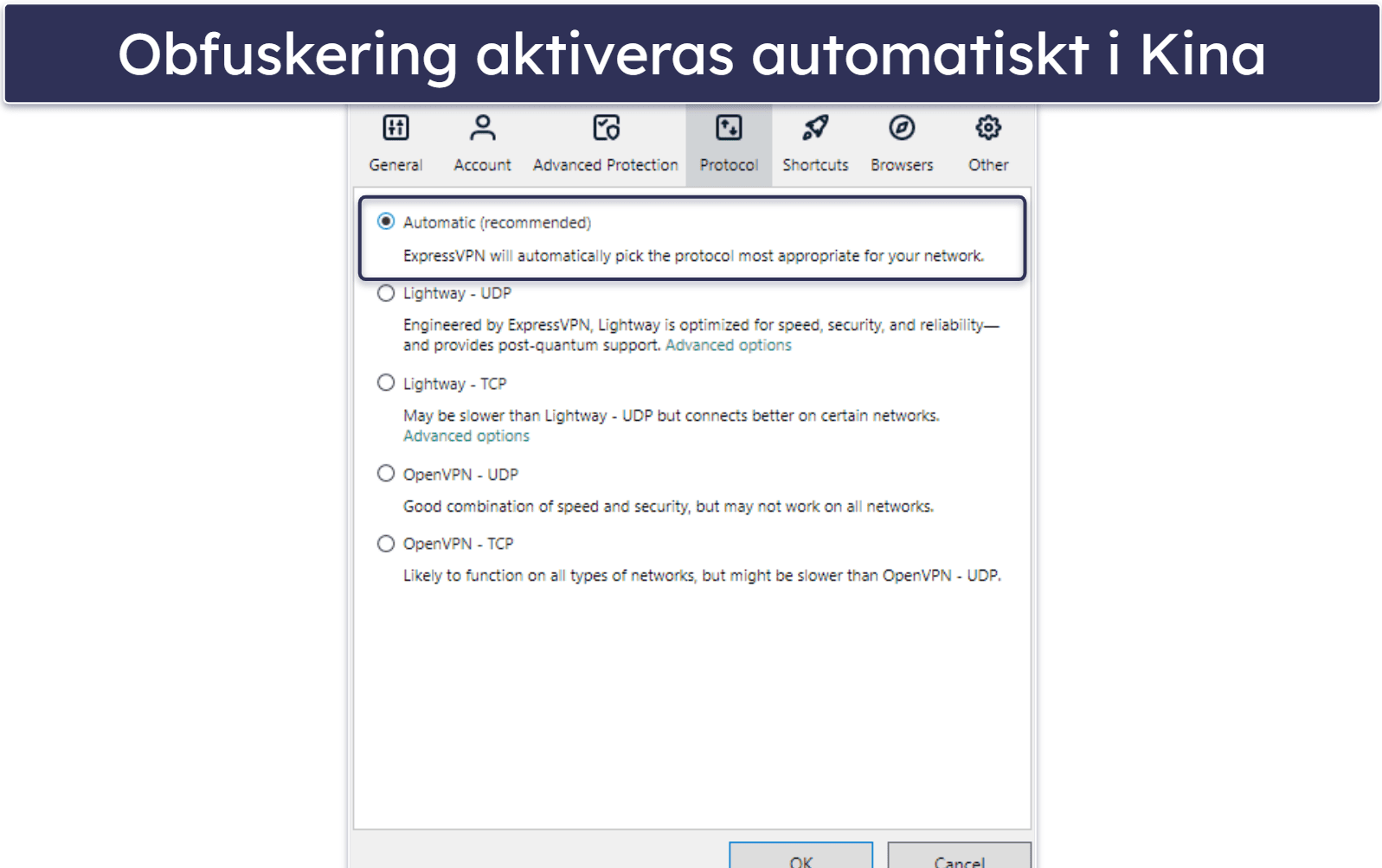 🥇1. ExpressVPN — Bästa hastigheter, säkerhet och tillförlitlighet för användning i Kina