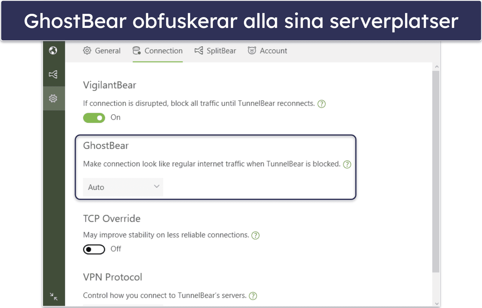 5. TunnelBear — Bra VPN för nybörjare