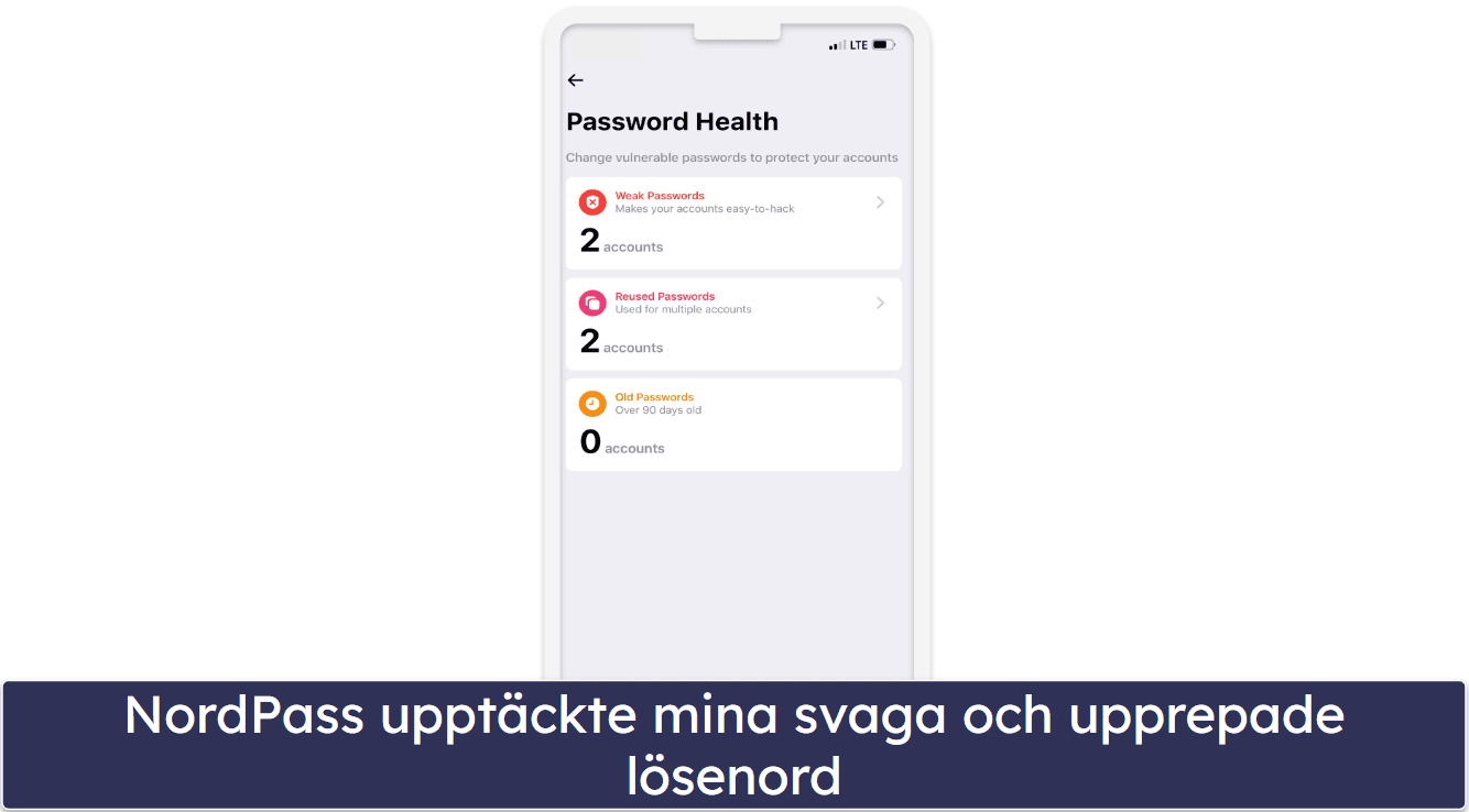 5. NordPass — Intuitivt och lättanvänt iOS-gränssnitt