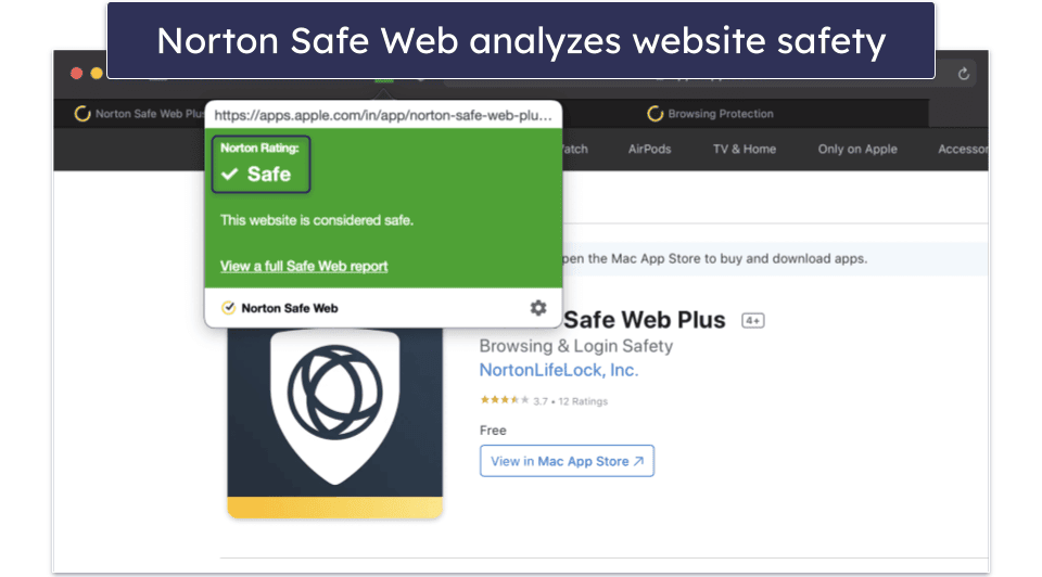 🥉3. Norton 360 — Best for Web Security