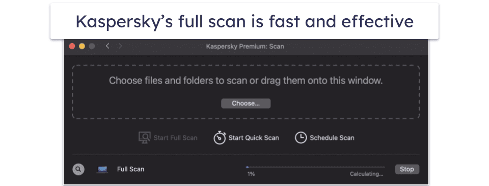 9. Kaspersky — Decent macOS Malware Protection