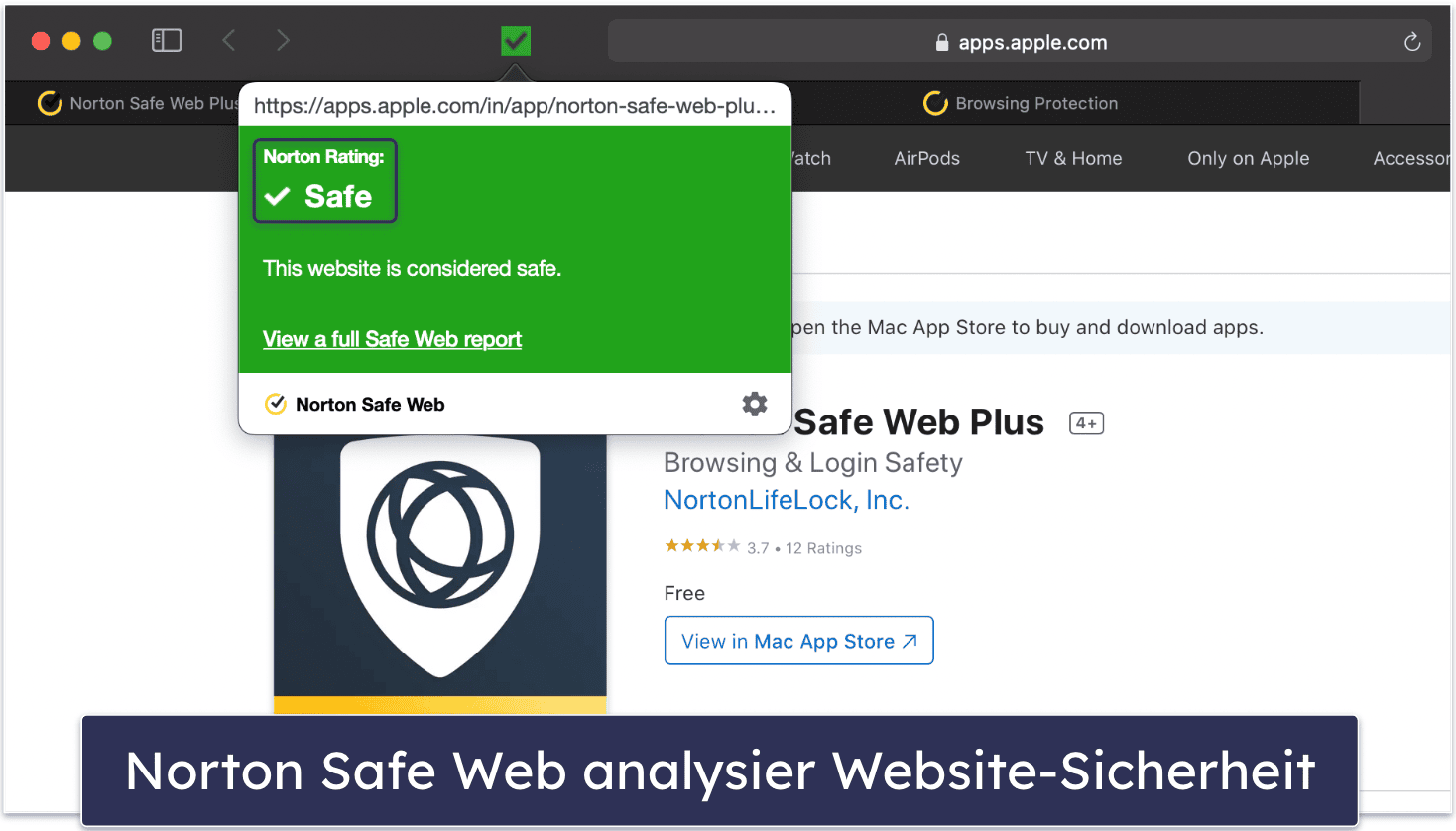 🥉3. Norton 360 – am besten für Websicherheit