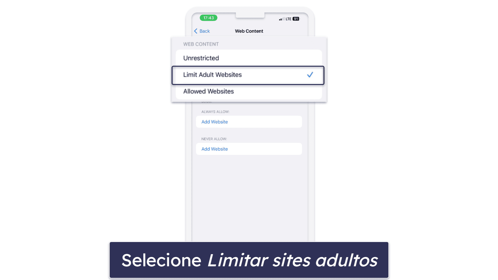 Como bloquear sites inapropriados em celulares iOS e Android (guias passo a passo)