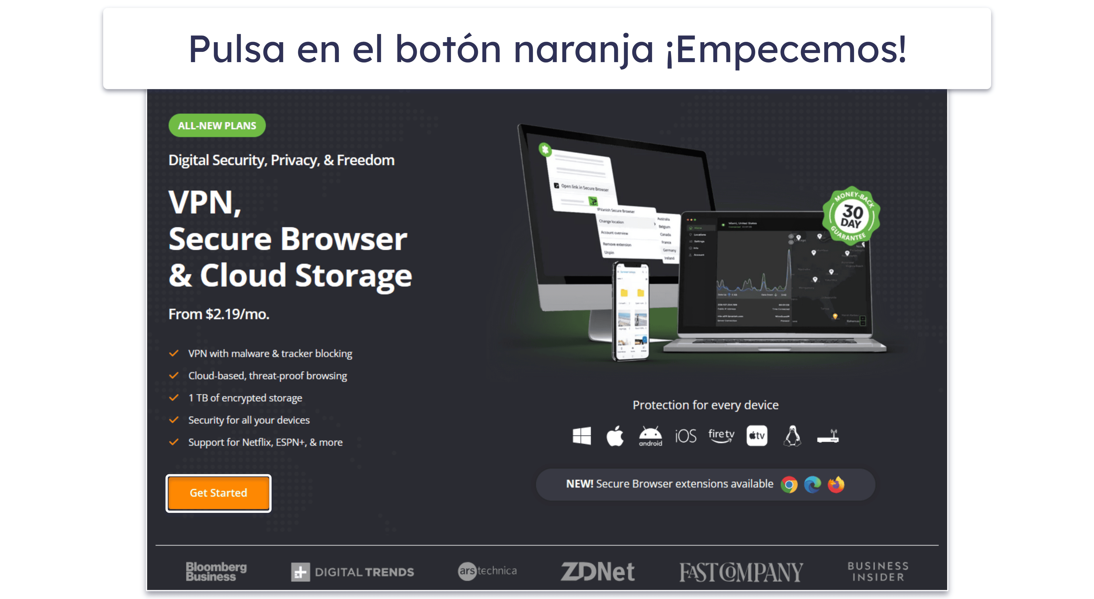 Guía paso a paso: Prueba IPVanish 30 días sin riesgo