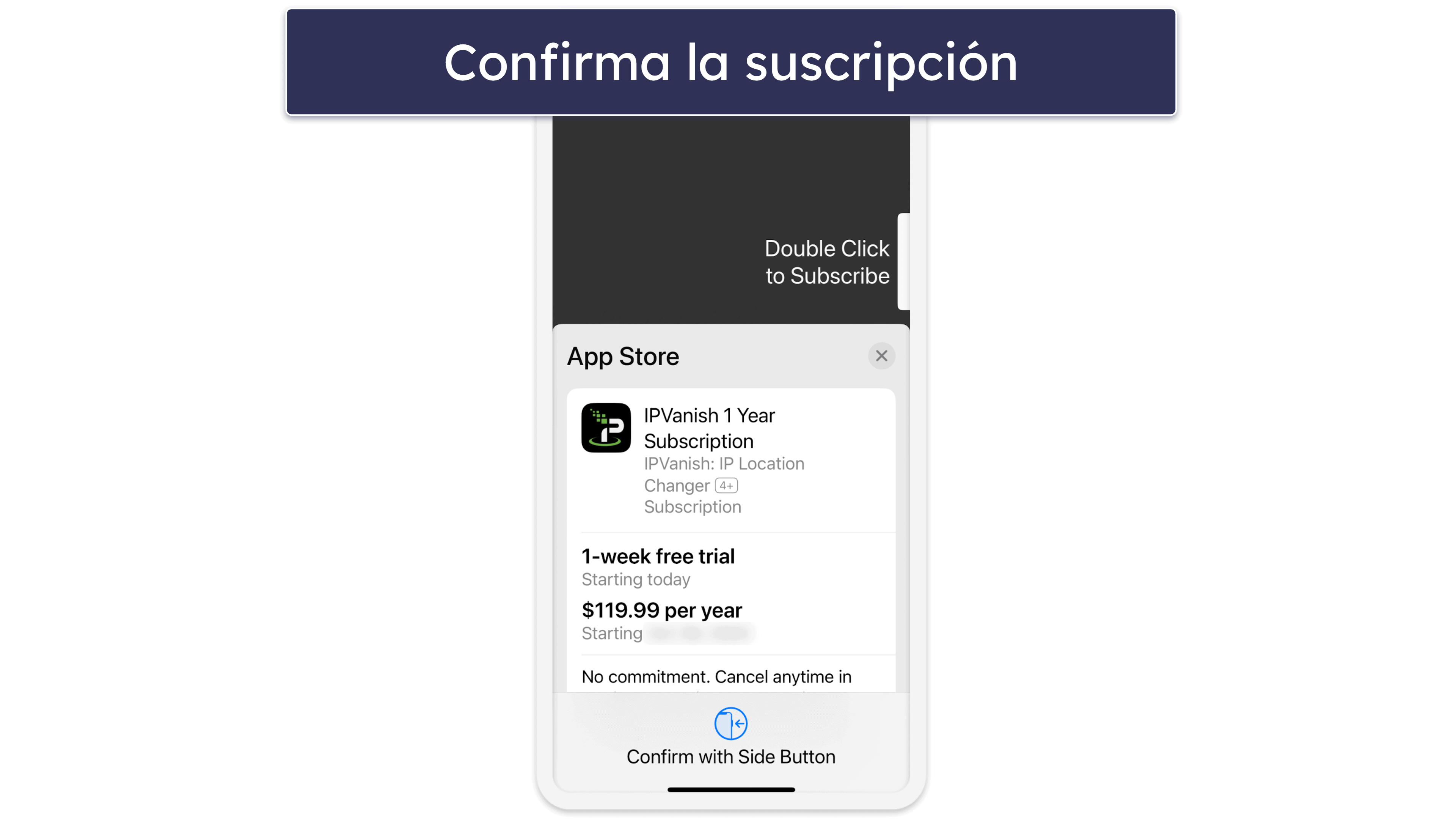 Cómo conseguir la prueba gratuita de 7 días IPVanish (solo para dispositivos móviles)