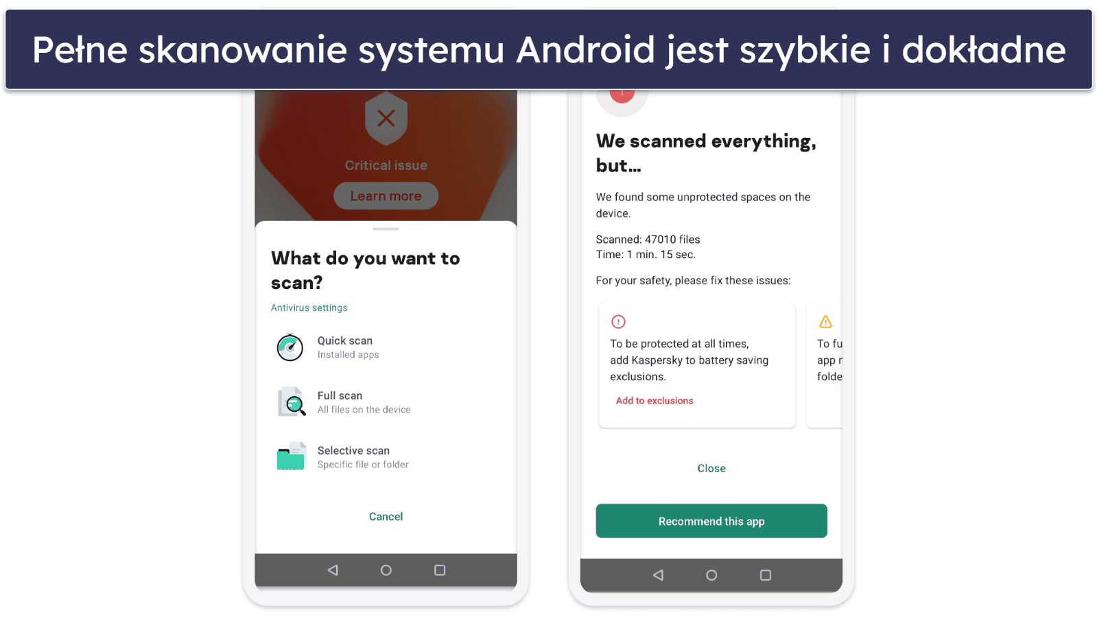 Aplikacja mobilna Kaspersky – wszechstronna aplikacja na Androida (natomiast aplikacja na iOS mogłaby być lepsza)