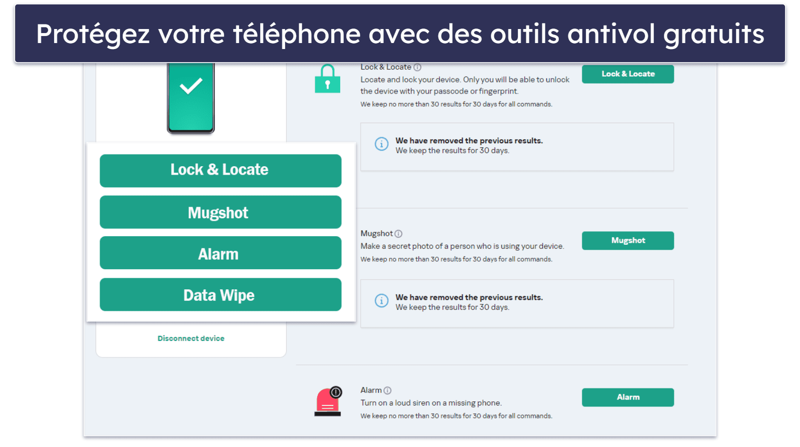 Application mobile Kaspersky — Une application Android complète (mais l’application iOS pourrait être meilleure)