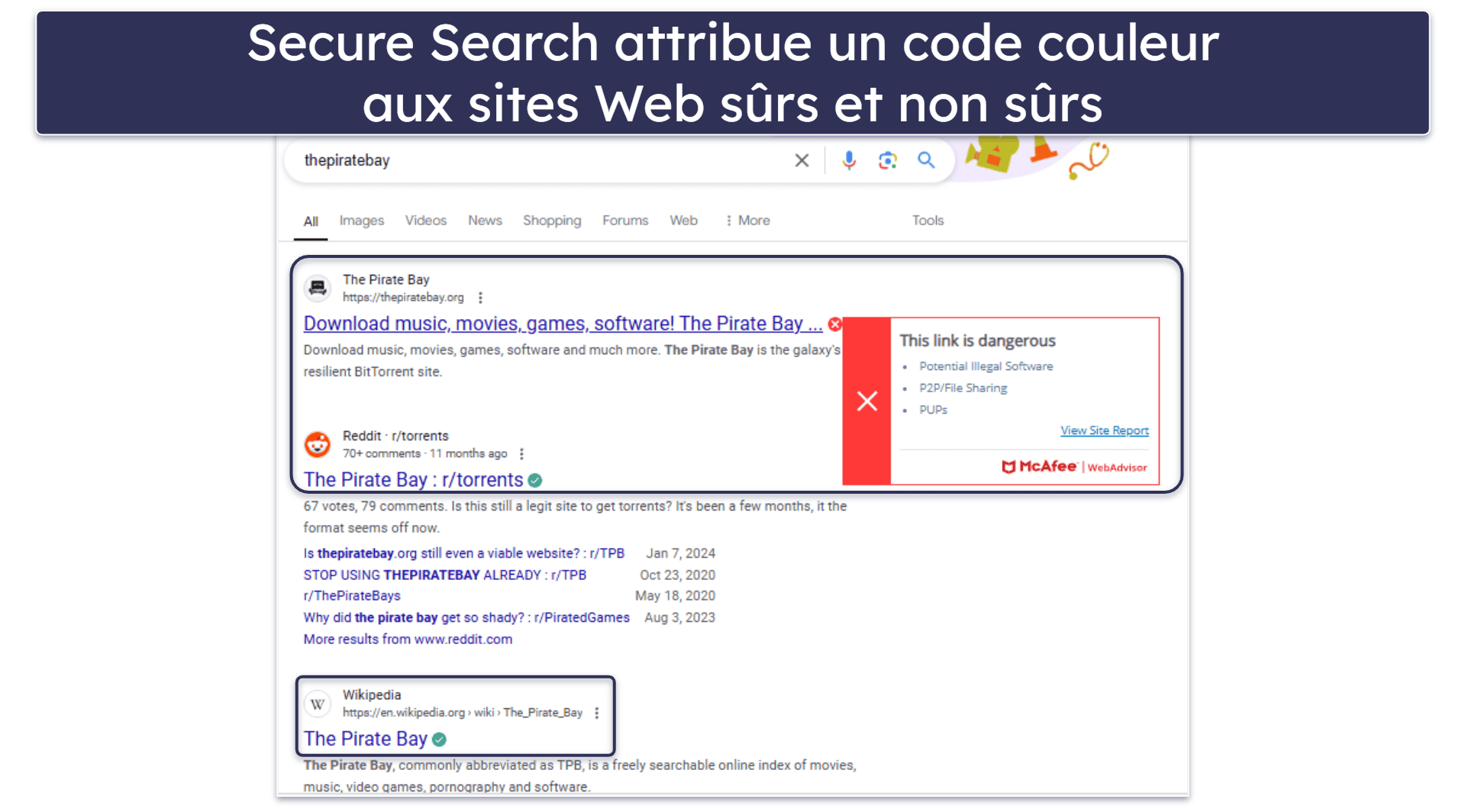 Fonctionnalités de sécurité McAfee – Détection infaillible des logiciels malveillants, excellente protection Web, etc.