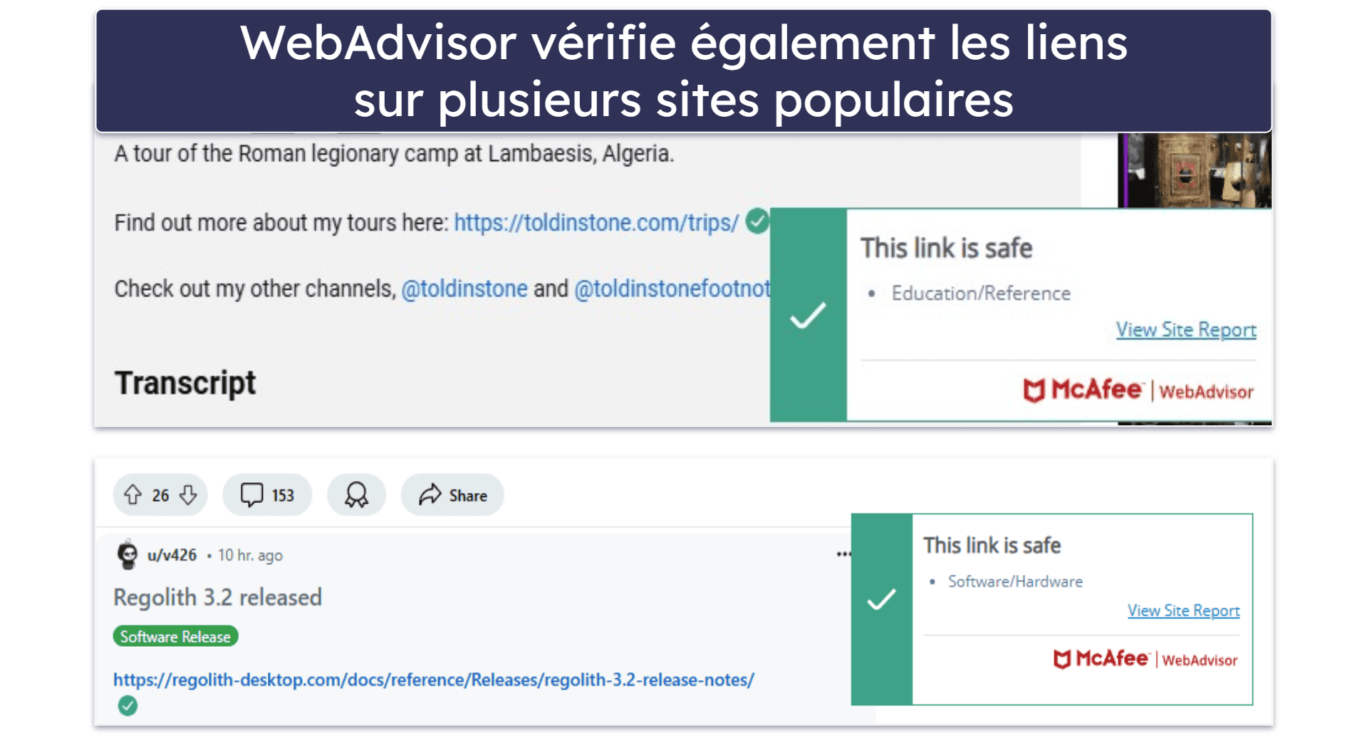 Fonctionnalités de sécurité McAfee – Détection infaillible des logiciels malveillants, excellente protection Web, etc.