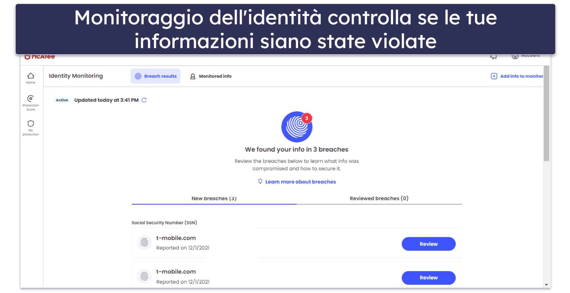 Funzioni di sicurezza di McAfee – Perfetto rilevamento anti-malware, eccellente protezione web e altro ancora