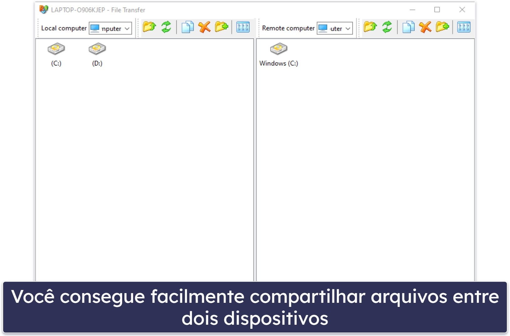 Recursos do Radmin VPN