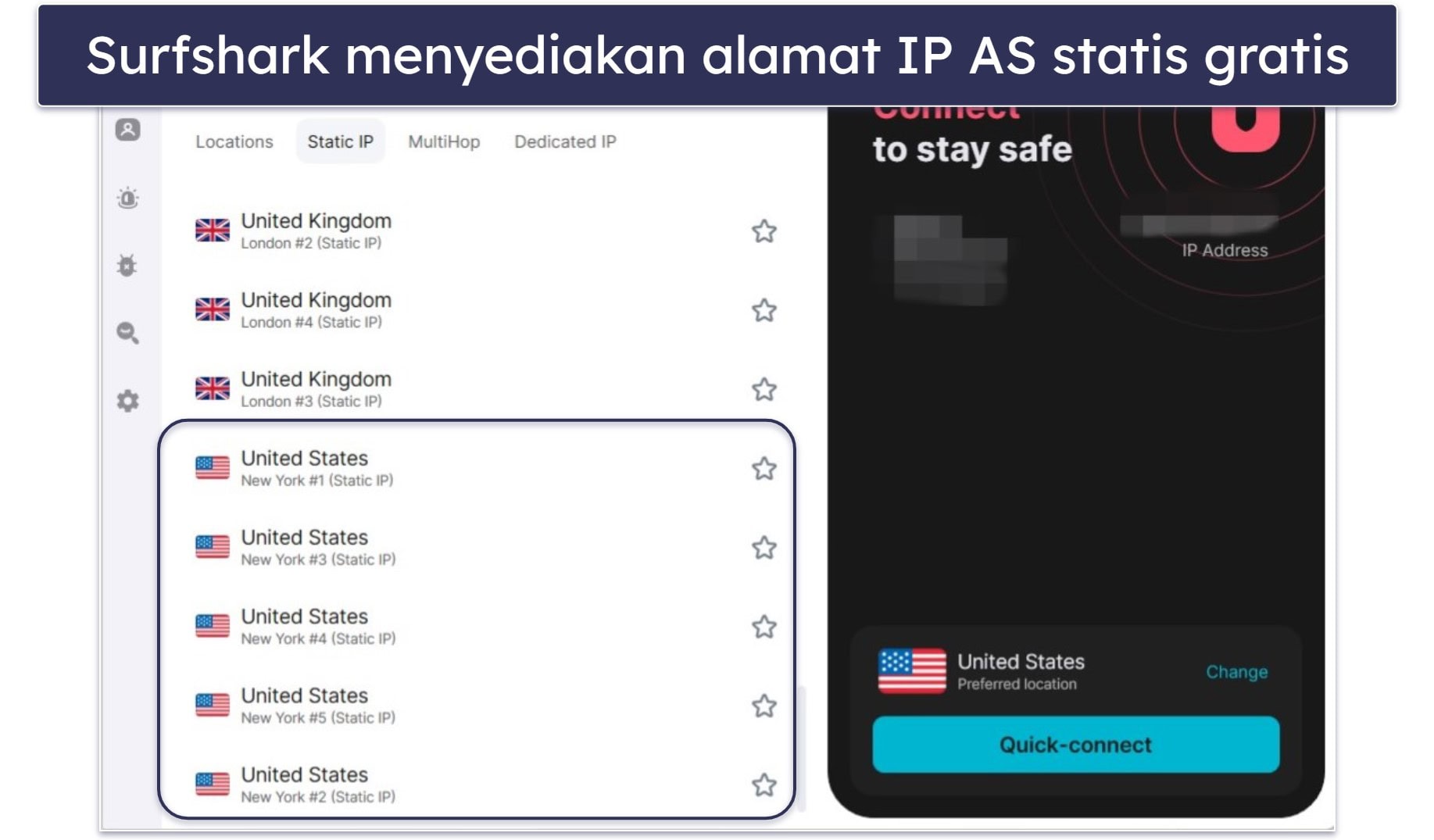 5. Surfshark – Bagus untuk Melindungi Identitas di Layanan Online Amerika