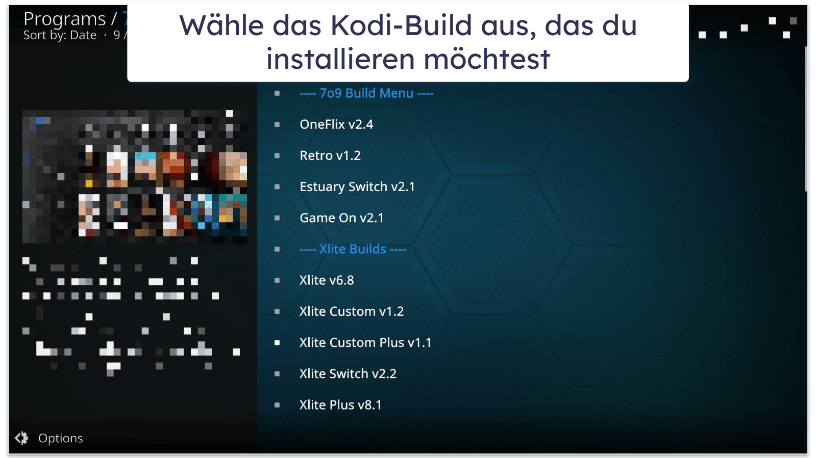 Wie installiere ich ein Kodi-Build?