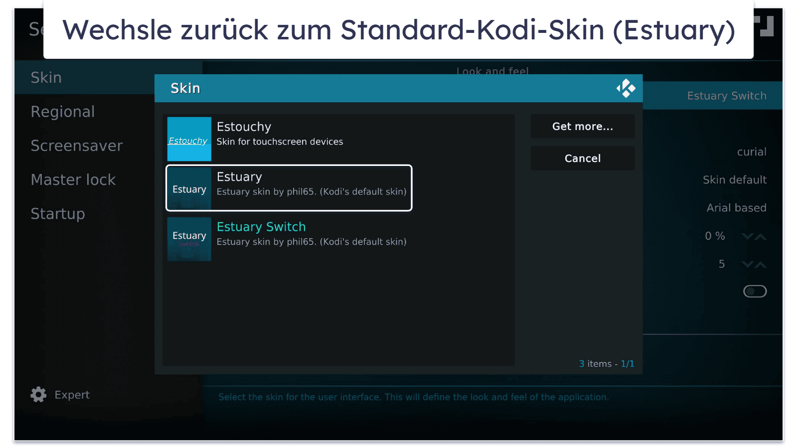 So deinstallierst du ein Kodi-Build