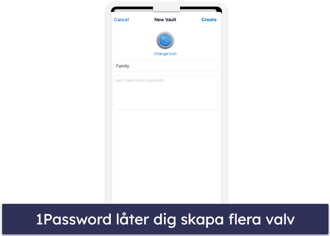 🥇1. 1Password — Bästa lösenordshanterare iPhone