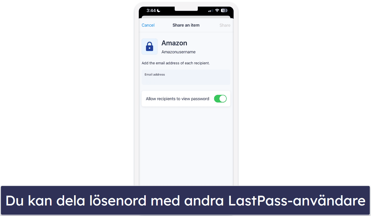 7. LastPass — Bra gratisversion för iOS-användare