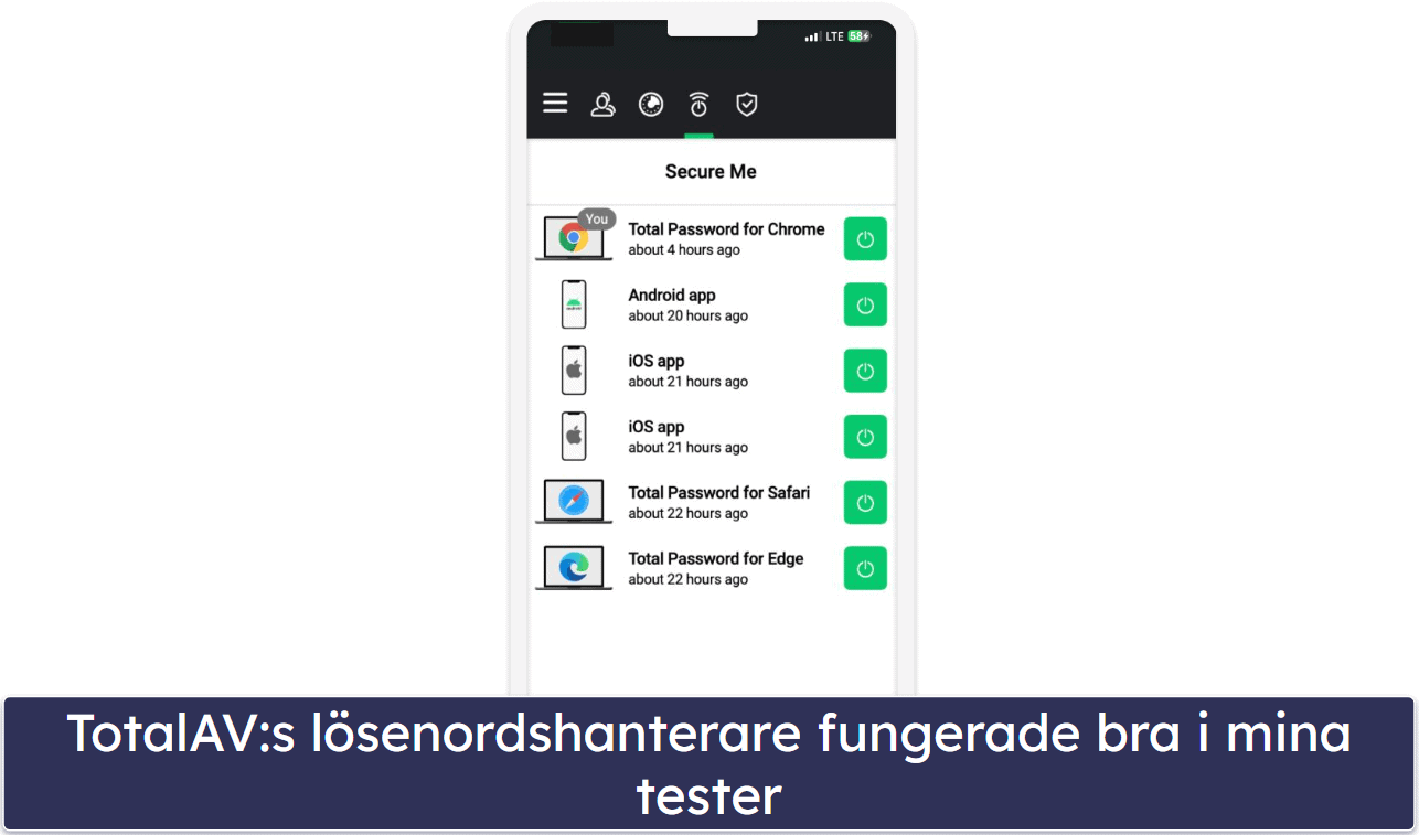 8. Total Password — Enkel &amp; säker lösenordshantering för iOS