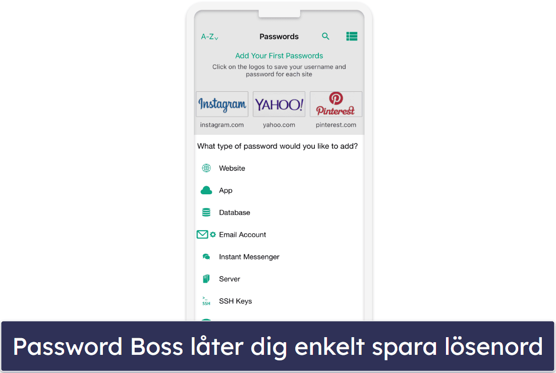 10. Password Boss — Välutformad lösenordshanterare iPhone-app med ett rejält utbud av funktioner