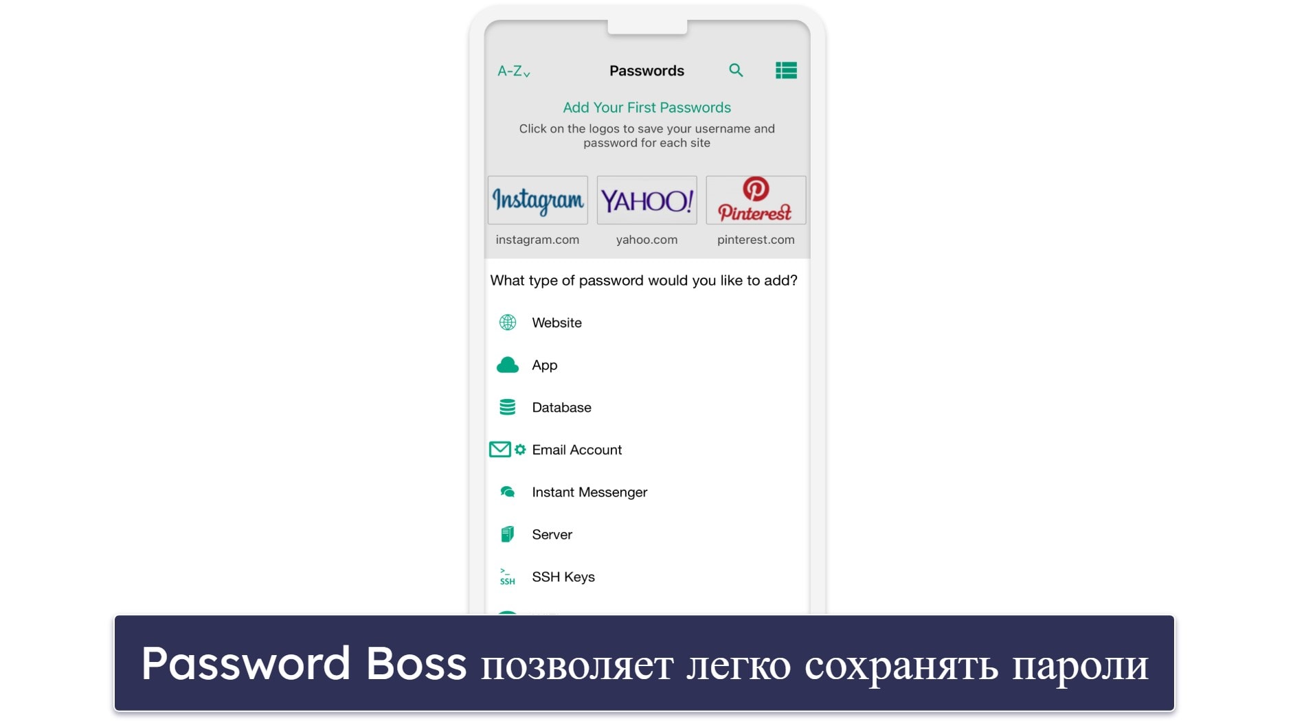 10. Password Boss — Изящное приложение для iOS с хорошим набором функций