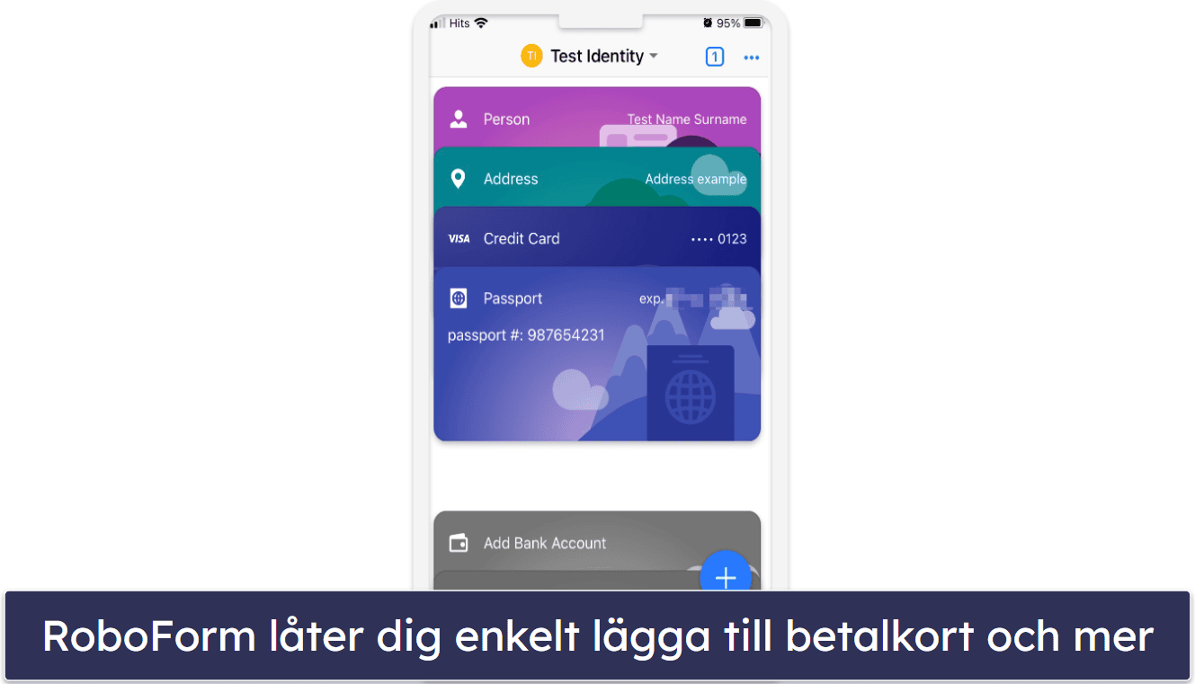 🥉3. RoboForm — Bäst för avancerad ifyllning av formulär på iOS