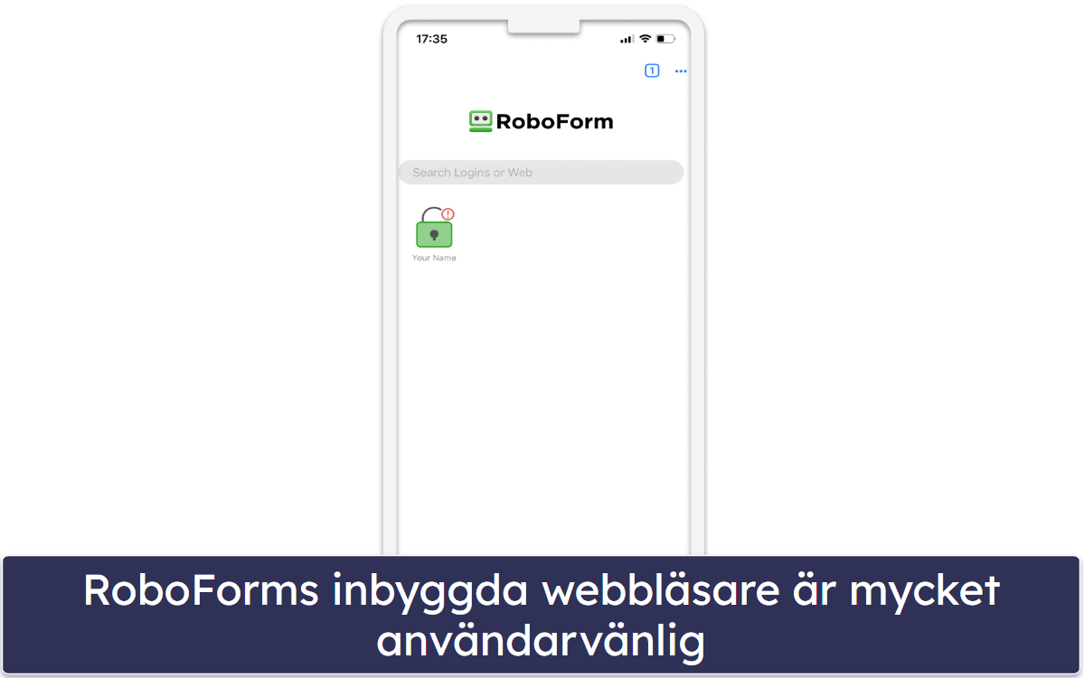 🥉3. RoboForm — Bäst för avancerad ifyllning av formulär på iOS