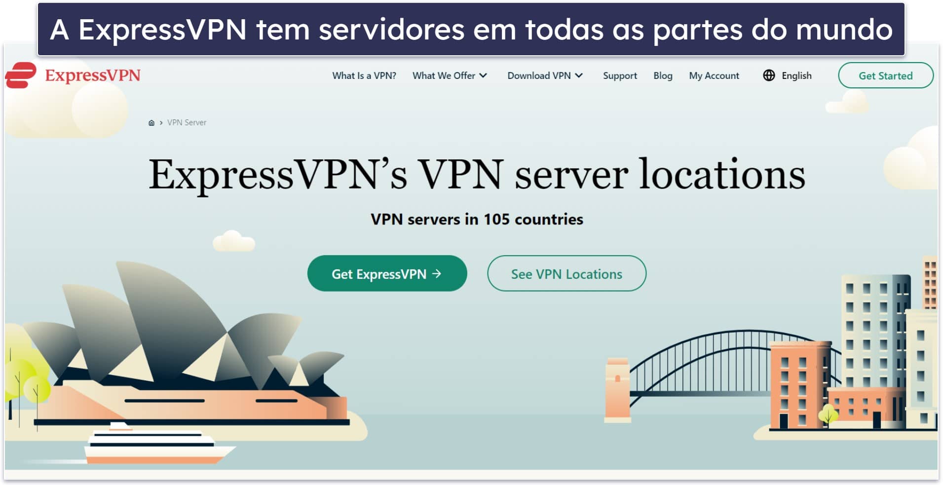 🥇1. ExpressVPN — melhor VPN no geral para Roblox