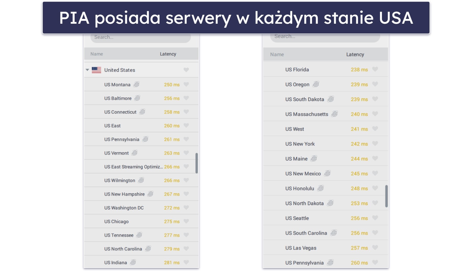 🥈2. Private Internet Access — świetny do oglądania regionalnych sportów