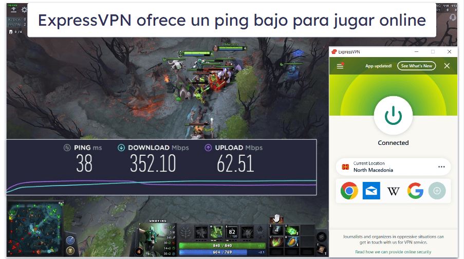 Juegos online: ExpressVPN gana de nuevo