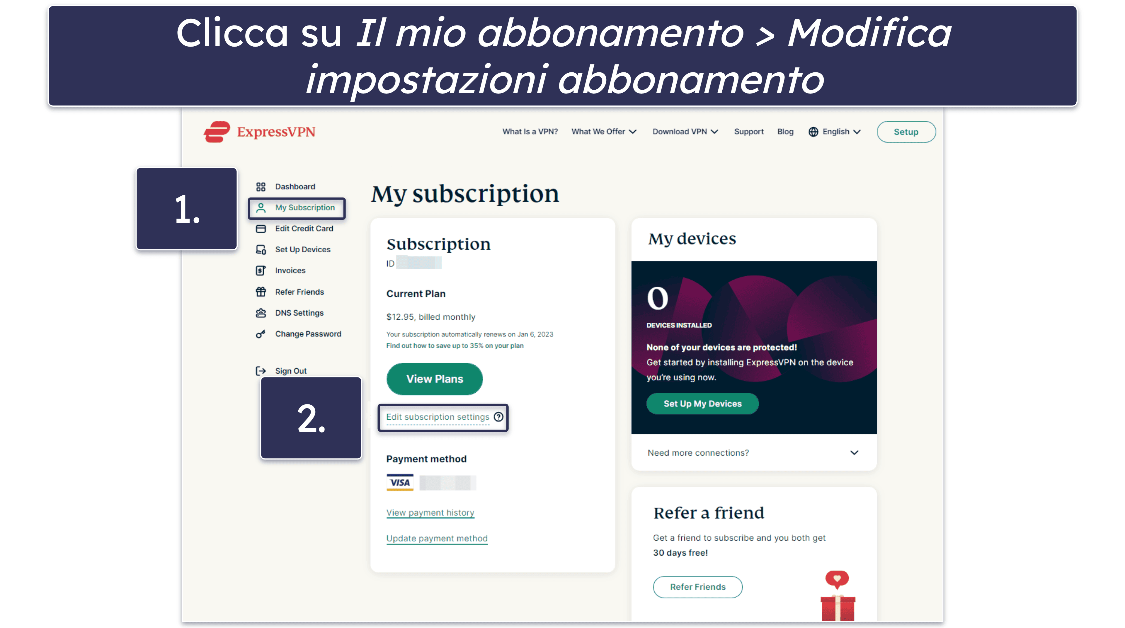 Costi di rinnovo di ExpressVPN &amp; come annullare il rinnovo automatico