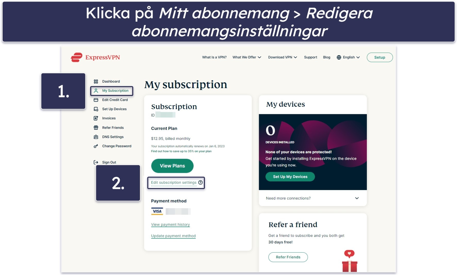 Förnyelsekostnader för ExpressVPN och så här avslutar du automatisk förnyelse