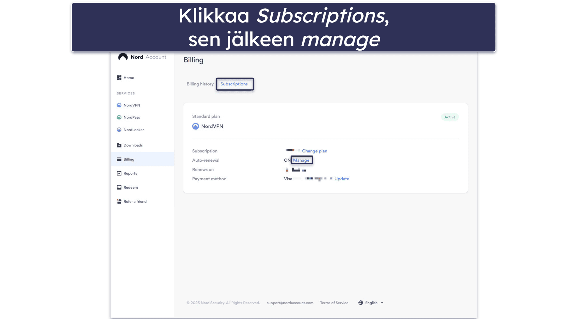 NordVPN uusimiskustannukset