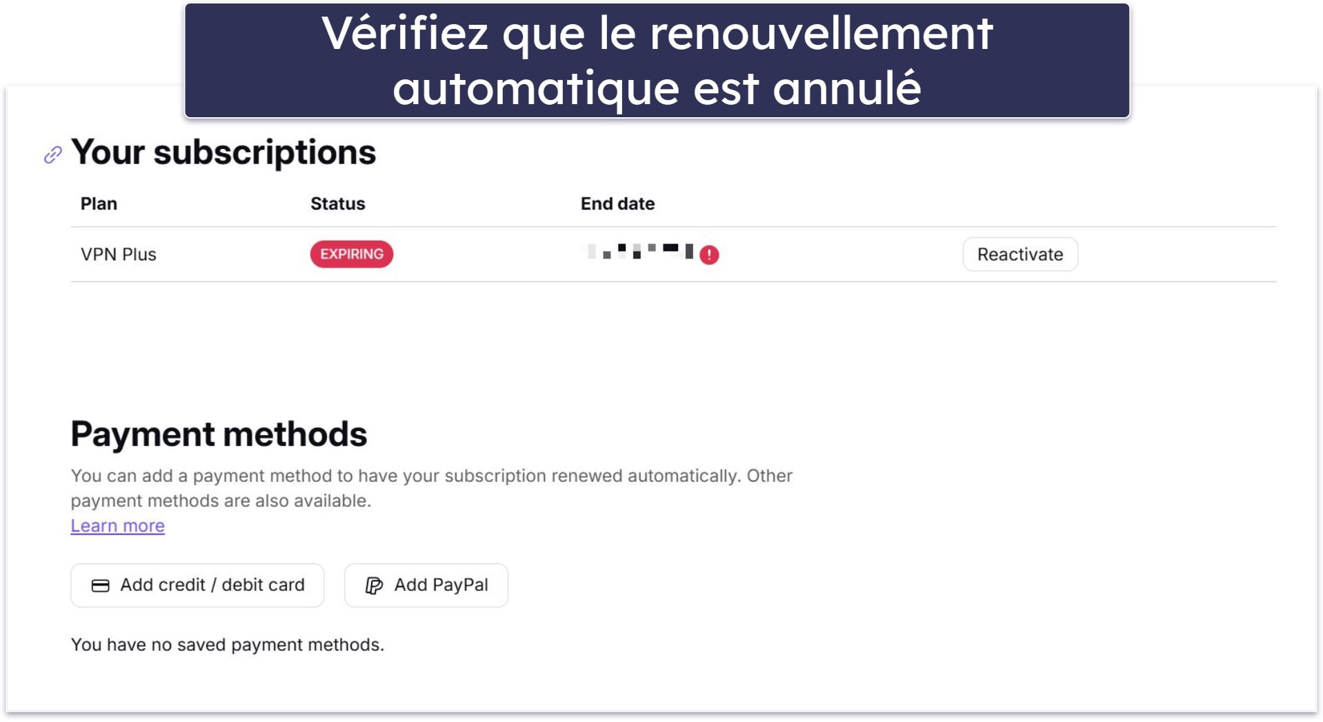 Coûts de renouvellement de Proton VPN et comment annuler le renouvellement automatique