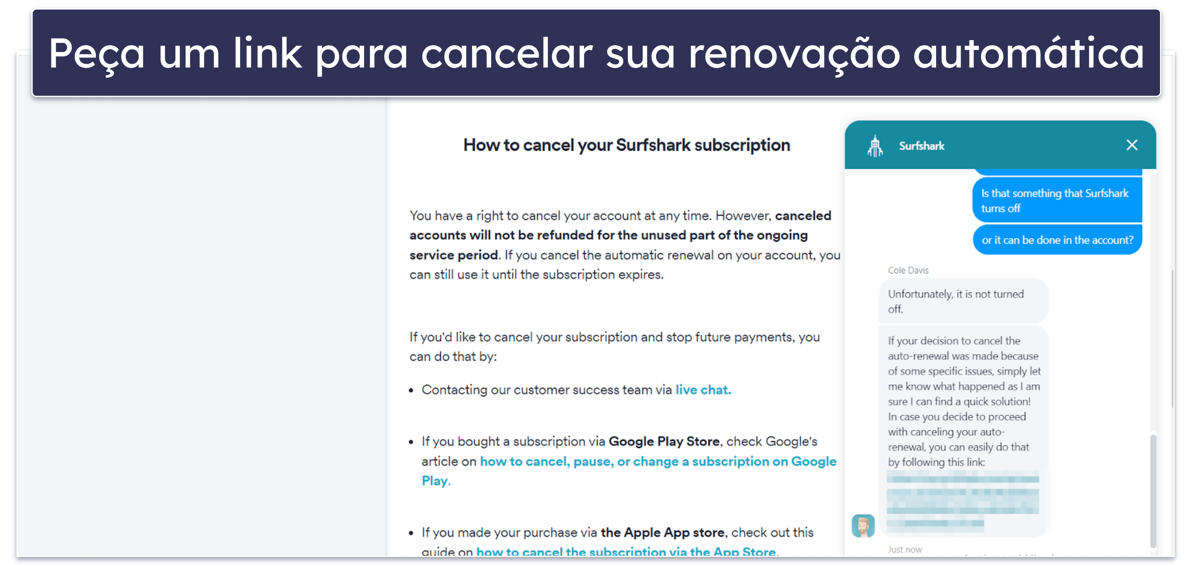 Custos de renovação do Surfshark