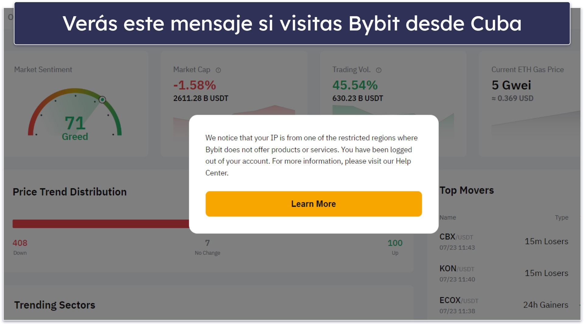 Por qué necesitas una VPN para acceder a Bybit desde Cuba