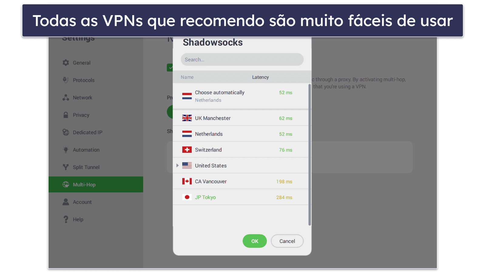 Metodologia de teste: Comparação e critérios de classificação