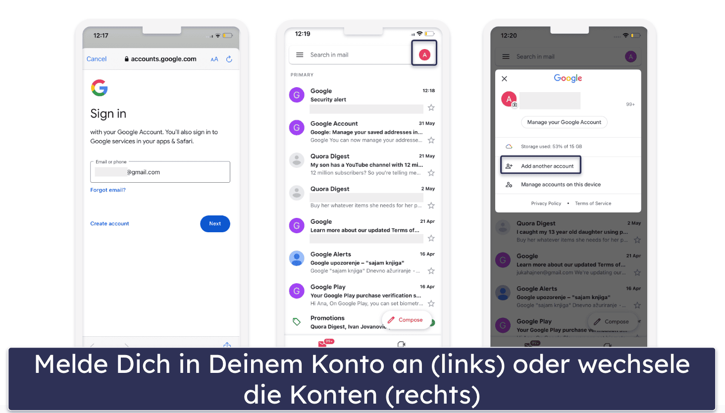 So löschst Du Dein Gmail-Konto mit Deinem Smartphone