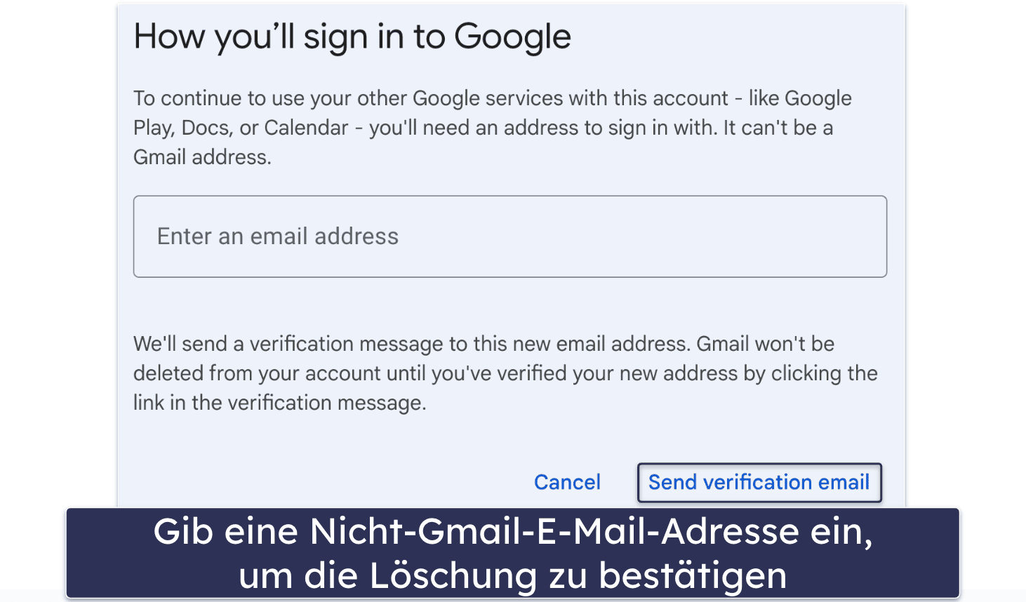 So löschst Du Dein Gmail-Konto mit einem Desktop-Browser